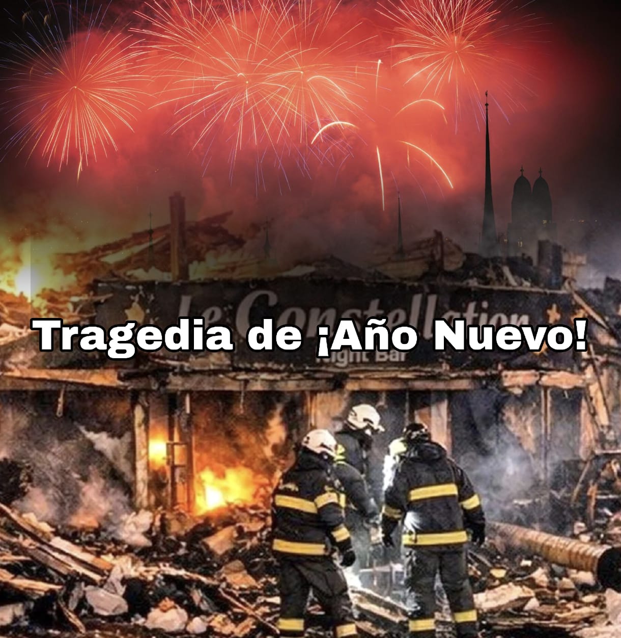 Tragedia de Año Nuevo en Suiza: Incendio en bar de esquí deja decenas de muertos y más de un centenar de heridos